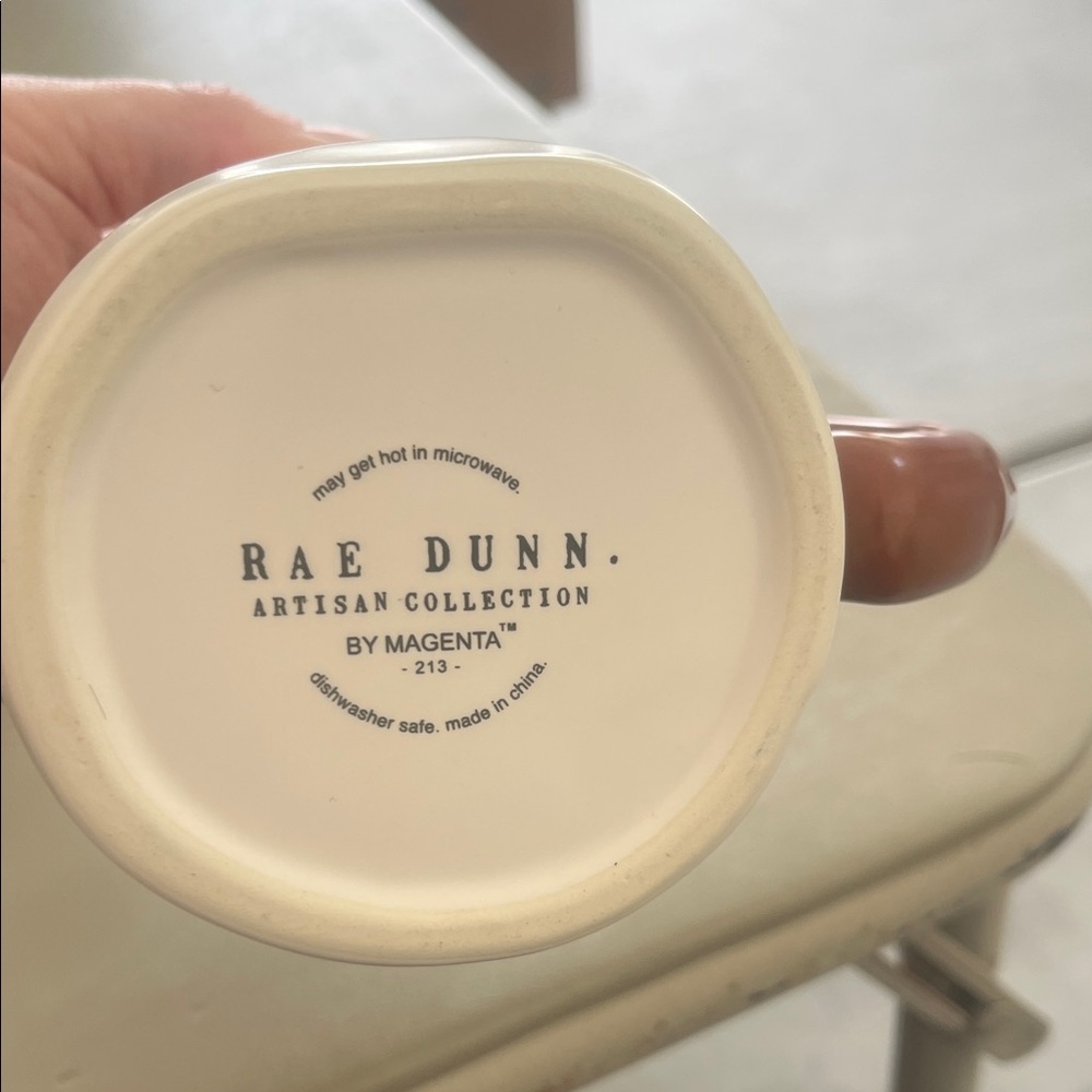 Rae Dunn 'Game Day' Mug in Cream and Brown - Picture 2 of 5